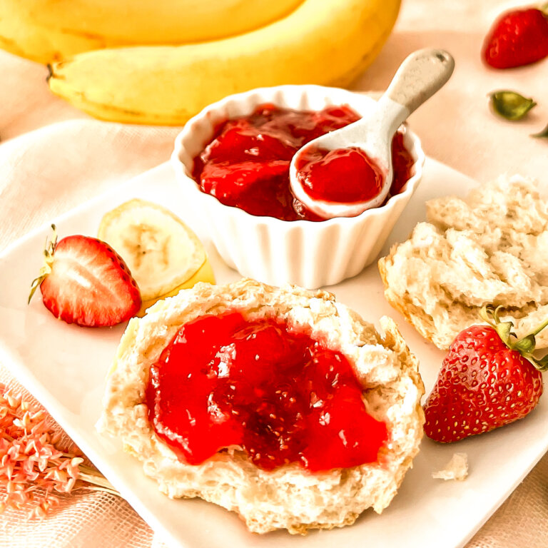 Erdbeer-Bananen-Marmelade · Küchenfee Vera